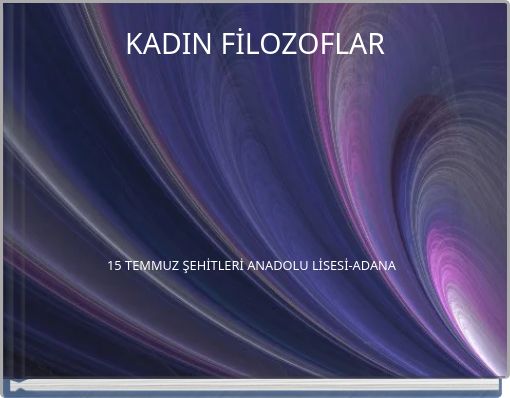 KADIN FİLOZOFLAR