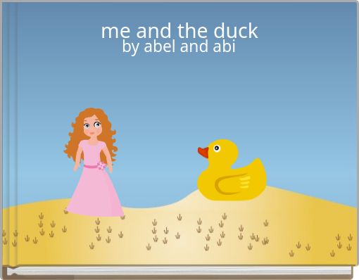 Front cover of 'me and the duck' 