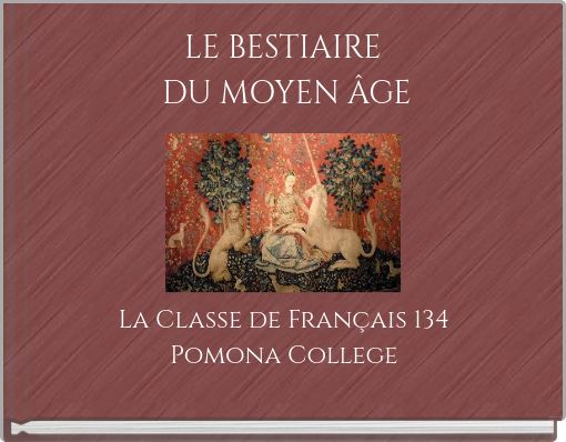 Front cover of 'LE BESTIAIRE DU MOYEN ÂGE' 