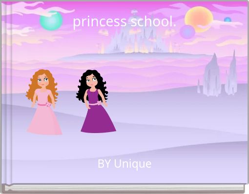 Front cover of 'princess school.' 