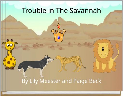 Front cover of 'Trouble in The Savannah' 