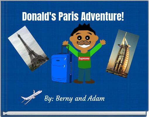 Front cover of 'Donald's Paris Adventure!' 