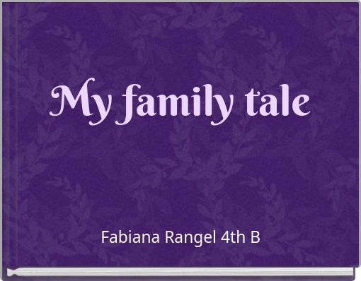 Front cover of 'My family tale' 