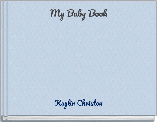 Front cover of 'My Baby Book' 