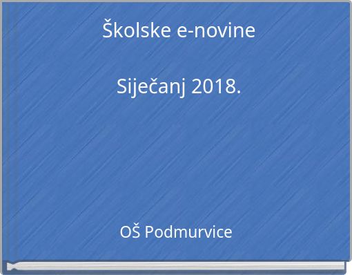 Školske e-novine Siječanj 2018.