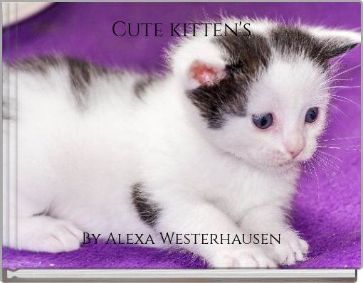 Book Cover for: Cute kitten's