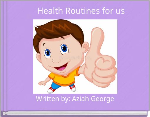 Front cover of 'Health Routines for us' 