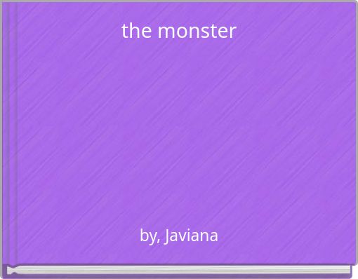Front cover of 'the monster' 