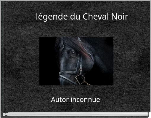 Book Cover for: légende du Cheval Noir