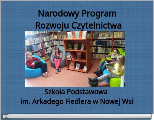 Front cover of 'Narodowy Program Rozwoju Czytelnictwa' 