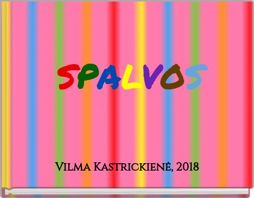 Book Cover for: SPALVOS