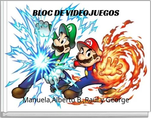 Front cover of 'BLOC DE VIDEOJUEGOS' 