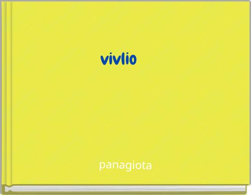 Front cover of 'vivlio' 