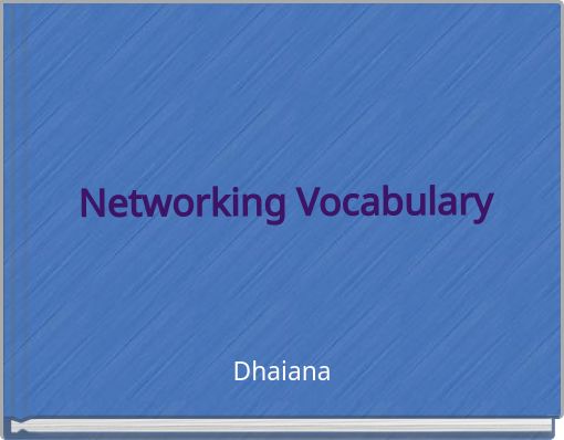 Networking Vocabulary