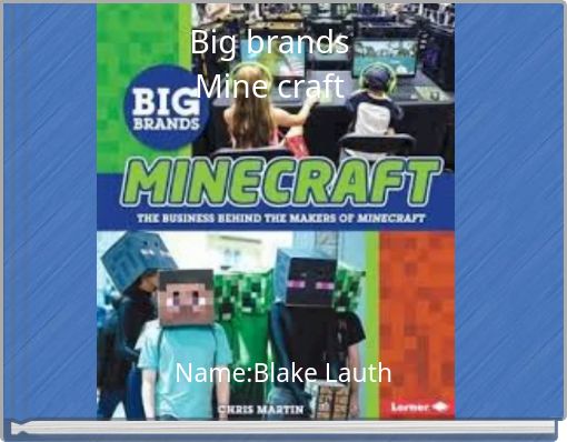 Front cover of 'Big brands Mine craft' 
