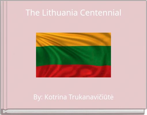 Front cover of 'The Lithuania Centennial' 