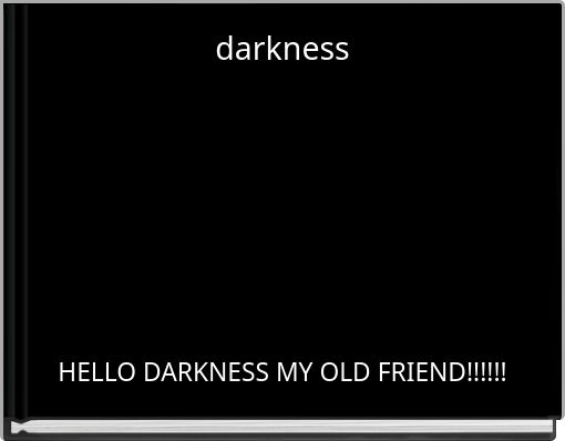 Book Cover for: darkness