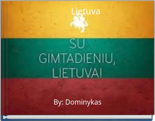 Front cover of 'Lietuva' 