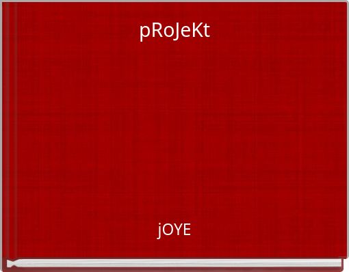 Front cover of 'pRoJeKt' 