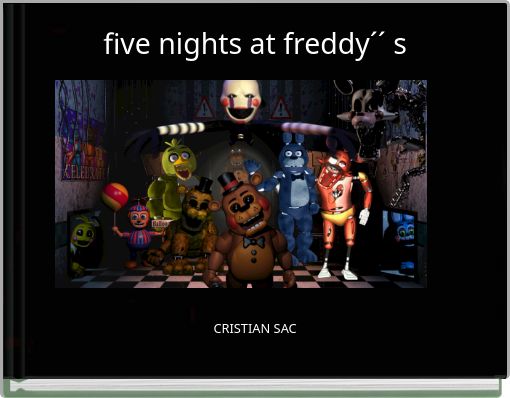 Front cover of 'five nights at freddy´´ s' 