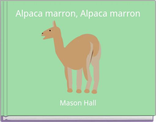 Alpaca marron, Alpaca marron