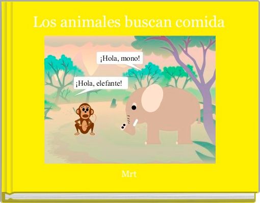 Los animales buscan comida
