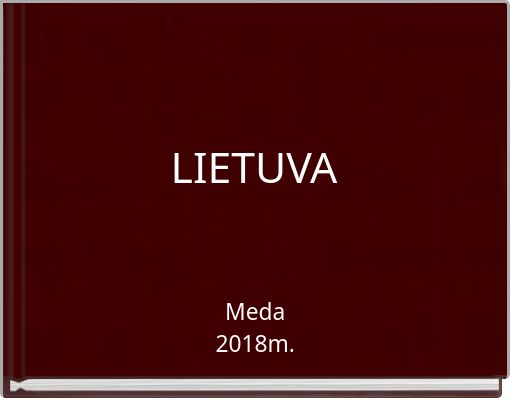 Front cover of 'LIETUVA' 