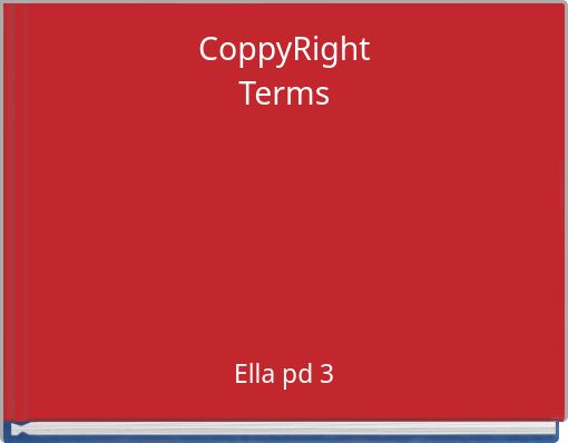 CoppyRight Terms