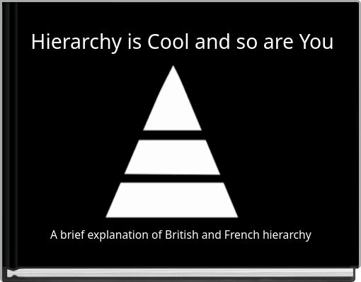 Hierarchy is Cool and so are You