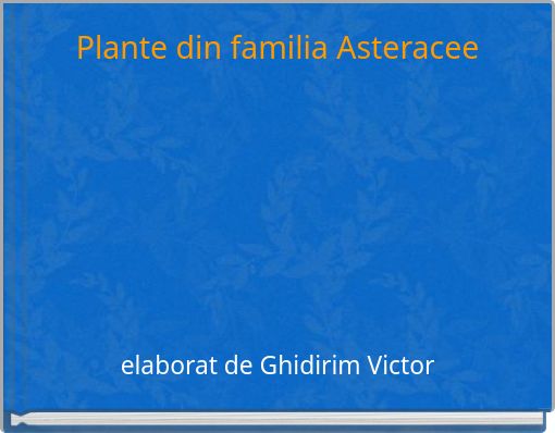 Plante din familia Asteracee