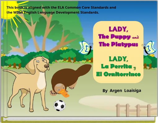 Front cover of 'Lady, the Puppy, and the Platypus' 