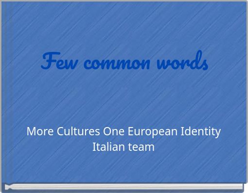 Few common words