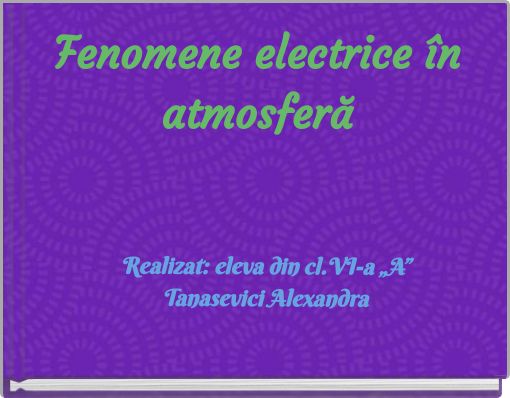 Fenomene electrice în atmosferă