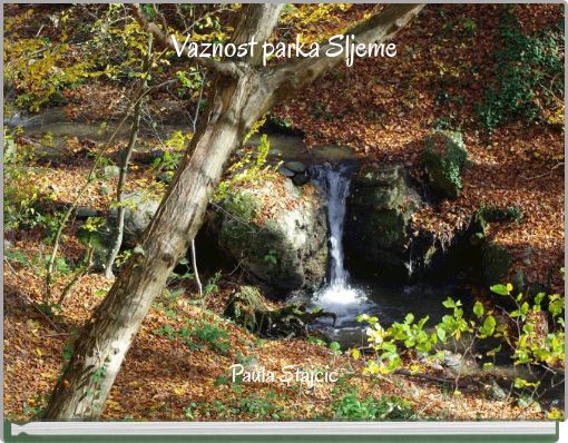 Front cover of 'Vaznost parka Sljeme' 