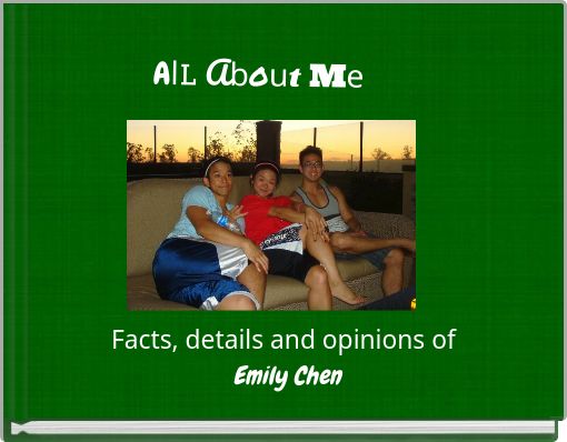 Front cover of 'All About Me' 