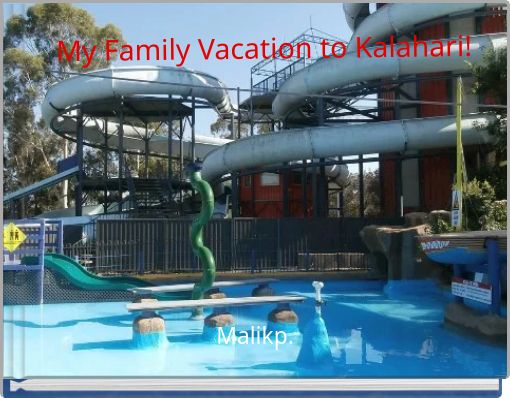 Front cover of 'My Family Vacation to Kalahari!' 