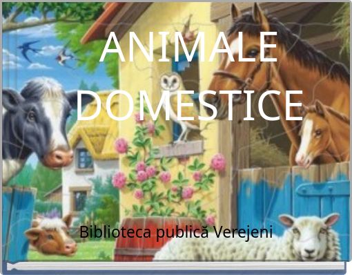 Front cover of 'ANIMALE DOMESTICE' 