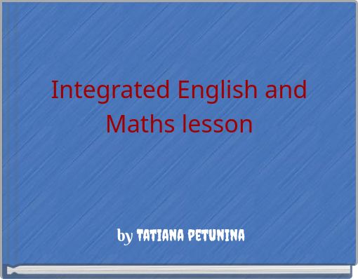Integrated English and Maths lesson