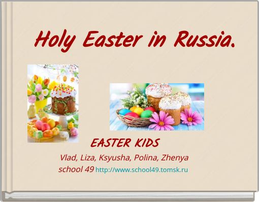 Front cover of 'Holy Easter in Russia.' 