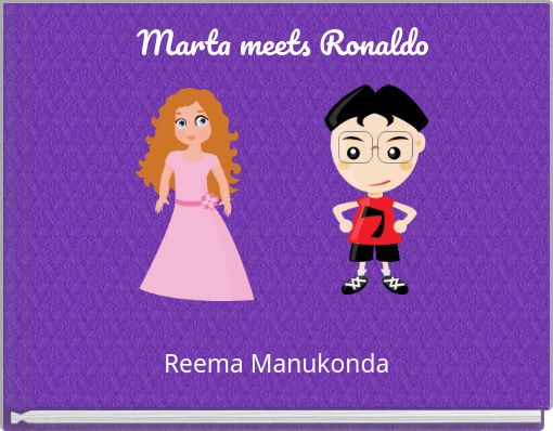 Front cover of 'Marta meets Ronaldo' 