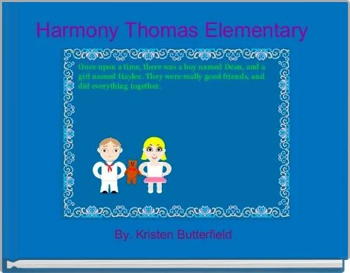 Front cover of 'Harmony Thomas Elementary ' 