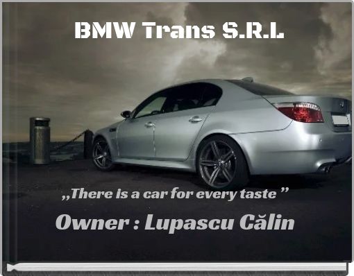 Book Cover for: BMW  Trans S.R.L