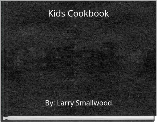 Front cover of 'Kids Cookbook' 
