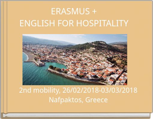 ERASMUS +ENGLISH FOR HOSPITALITY