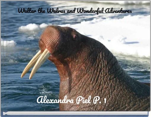 Front cover of 'Walter the Walrus and Wonderful Adventures' 