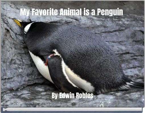 Front cover of 'My Favorite Animal is a Penguin' 