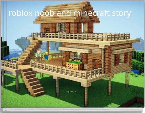Front cover of 'roblox noob and minecraft story' 