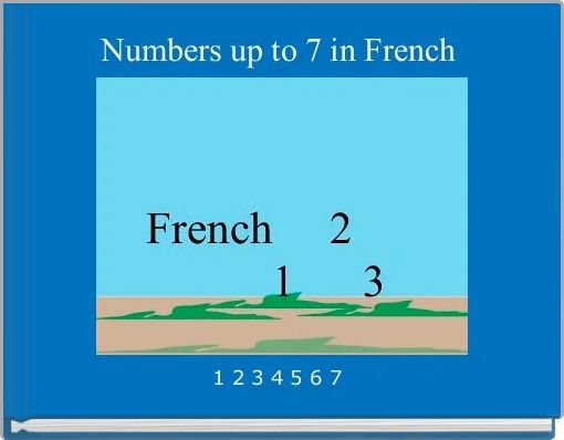Numbers up to 7 in French