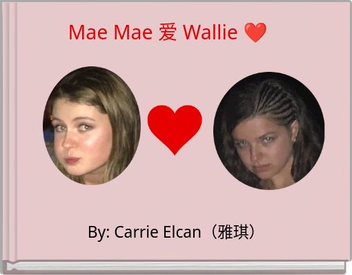 Front cover of 'Mae Mae 爱 Wallie ❤️' 