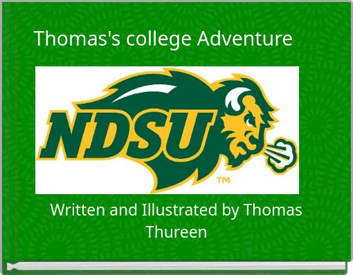 Front cover of 'Thomas's college Adventure' 